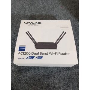 Dual Band Wi-Fi Router AC1200 Wavlink ARK D4 - New - Opened Box